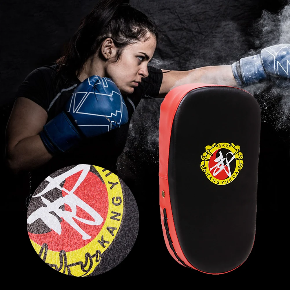 Taekwondo Boxing Target Arc-Shaped Hand Foot Kicking Pad Adjustable Kick Punch Shield Pad for Martial Arts Training