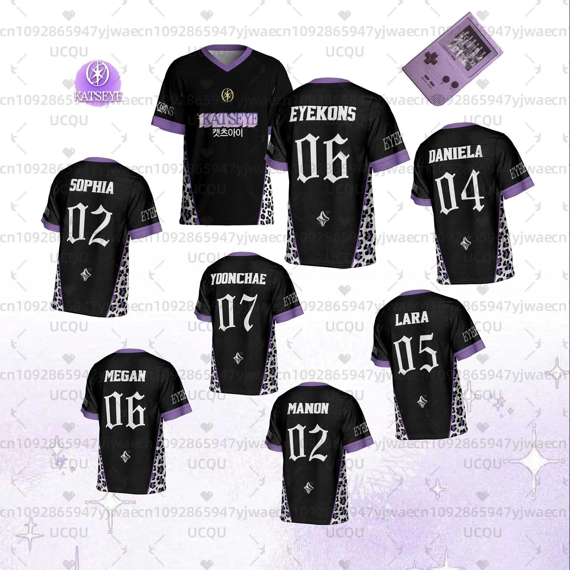 Estate Uomo Donna Ragazzi Casual Sportivo Katseye Girl Tee T-shirt sportiva all'aria aperta Top Tee T-shirt grafica con stampa 3D