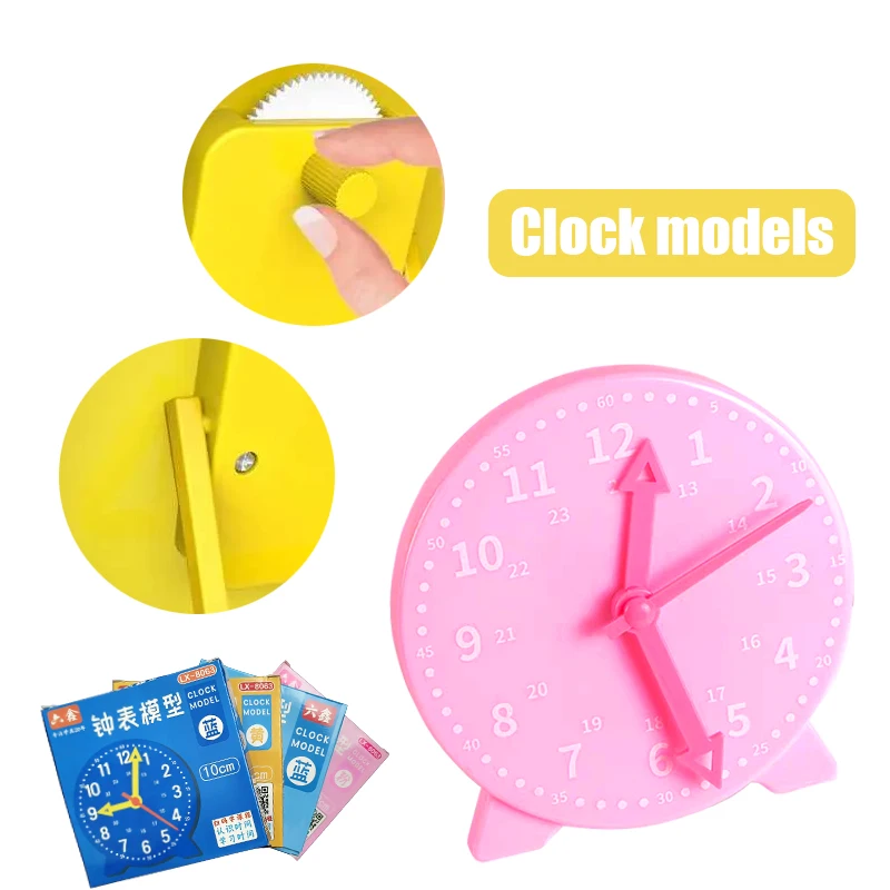 ‌Educational Clock Model Toy for Kids - Learn Time Telling with Movable Hands & Numbers‌