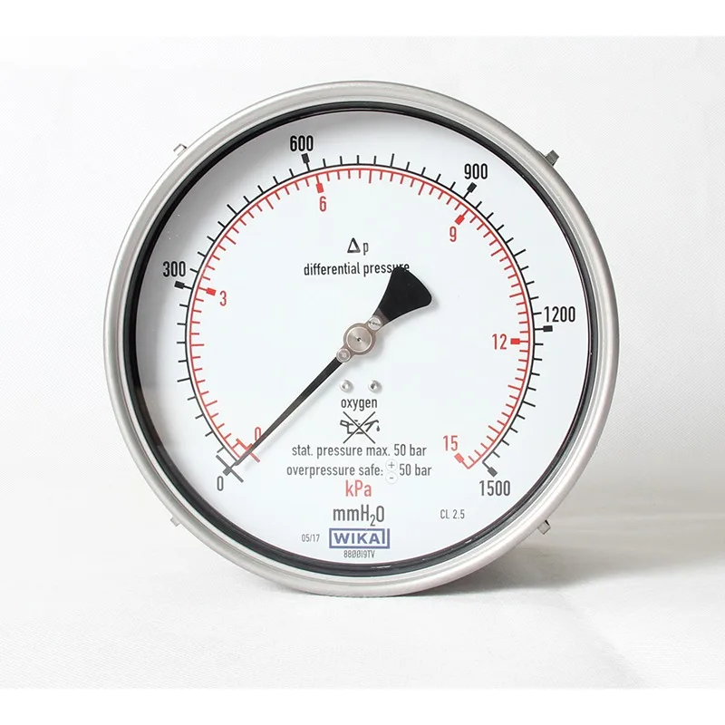 WIKA differential pressure gauge (level gauge) 1/4NPT female