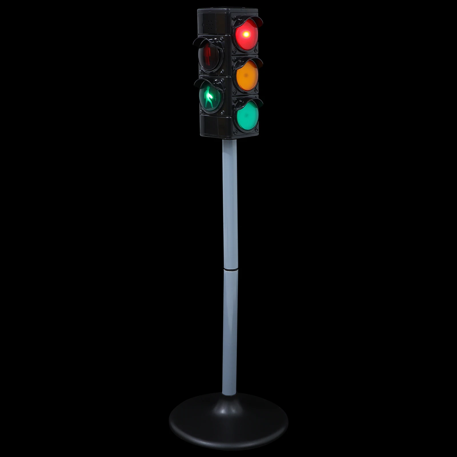 

Traffic Light Toy Kids Road Simulation Playset Educational Plastic Toy Safe Bright Colors Realistic Design Switchable