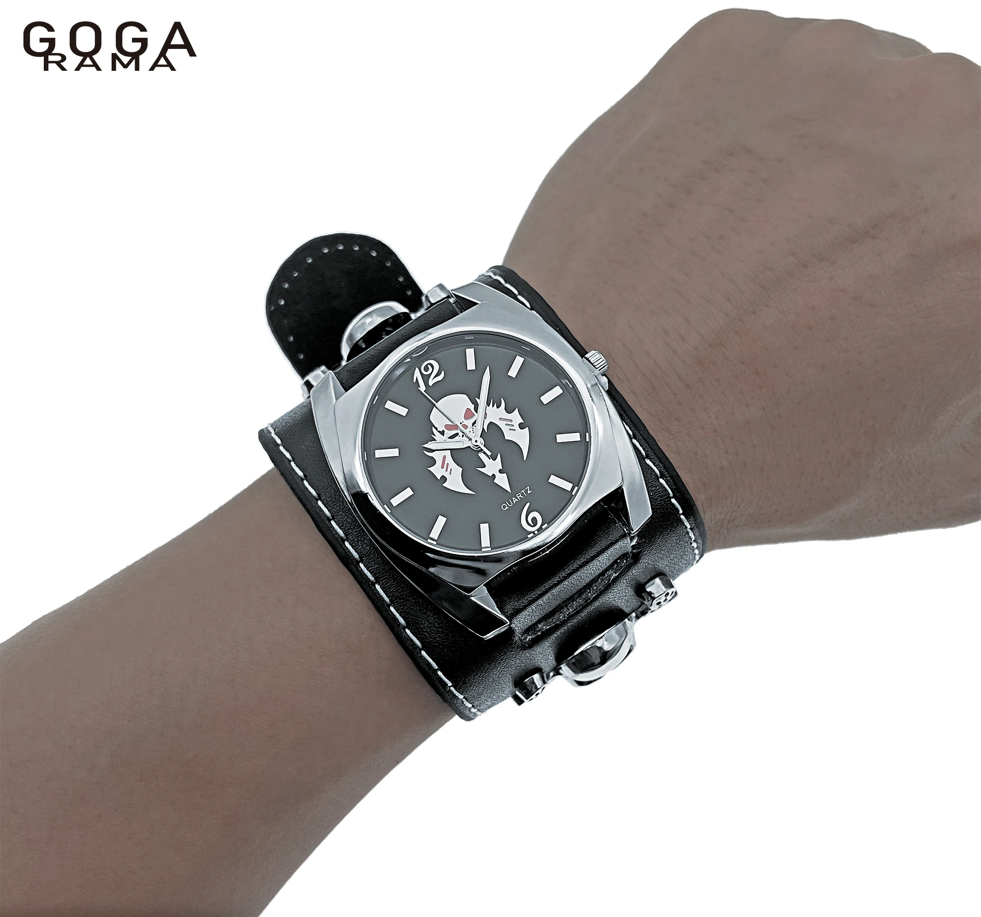 Casual Fashion Punk Halloween Nightmare Dynamic Sport Skull Men\'s Gift Wrist Watch Gift Wrist Watches