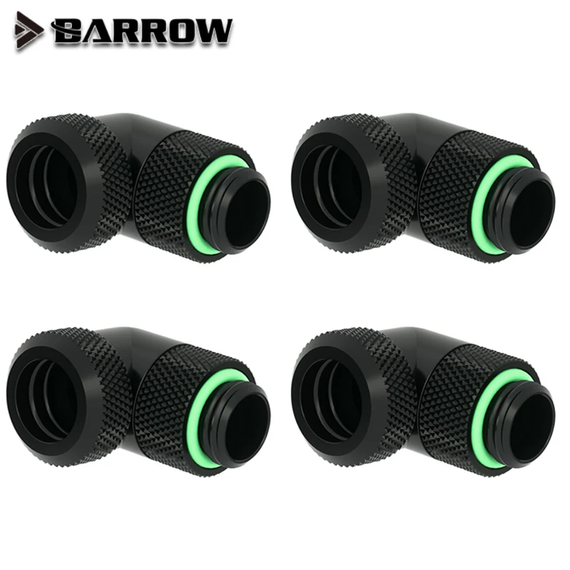 

Barrow TWT90KND,Hard Tube Fitting With 90 Degree Rotary,G1/4" 90 Rotatable Adapter For OD12mm / OD14mm Hard Tube