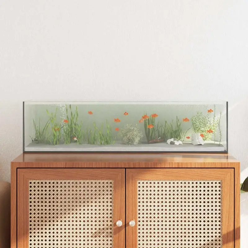 Aquarium avec rangement Transparent 80 x 20 x 20 cm Verre