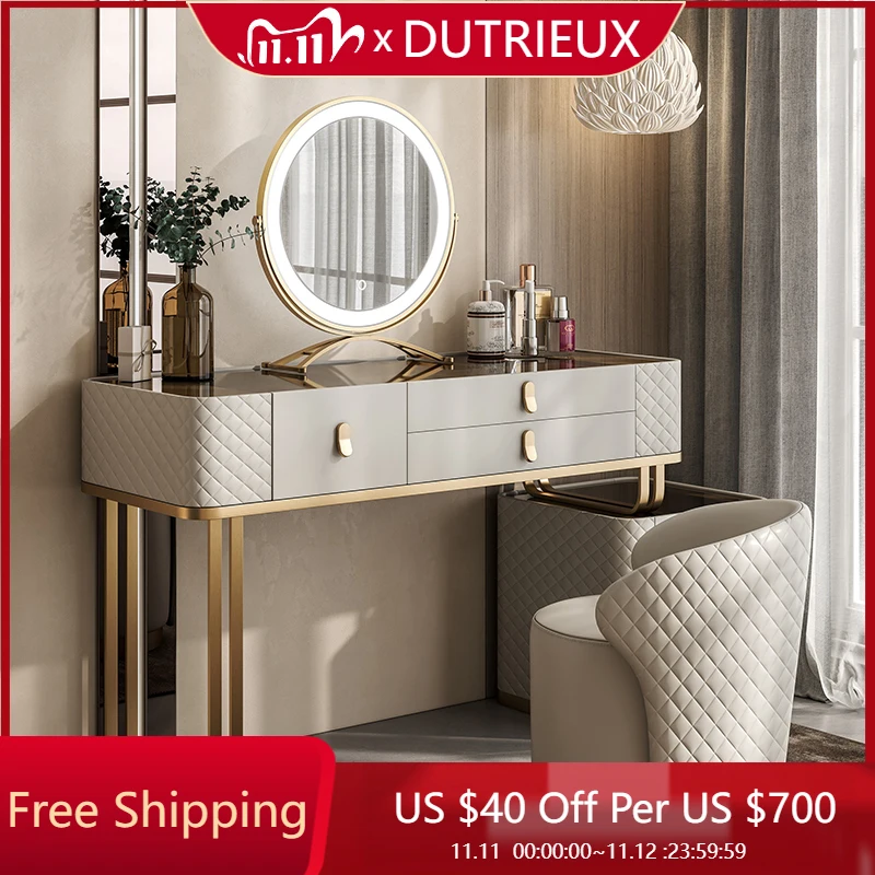 

Bedroom Makeup Vanity Table Beauty Cheap Organizer Girl Shelf Modern Dressing Table Designer Vestidores Chinese Style Furniture