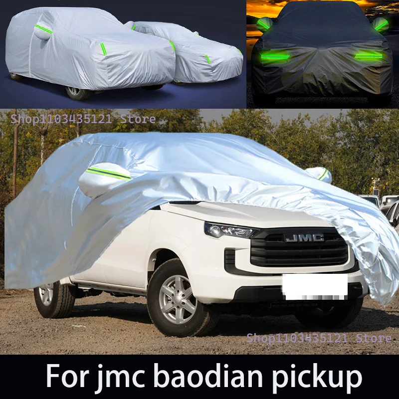 

For jmc baodian pickup Outdoor Protection Full Car Covers Snow Cover Sunshade Waterproof Dustproof Exterior Car accessories