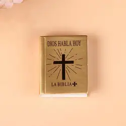 Christian Bible Spanish Pendant Keychain Bag Car Hanging Key Ring Birthday Gift Key Chain Bag Charms Keychains