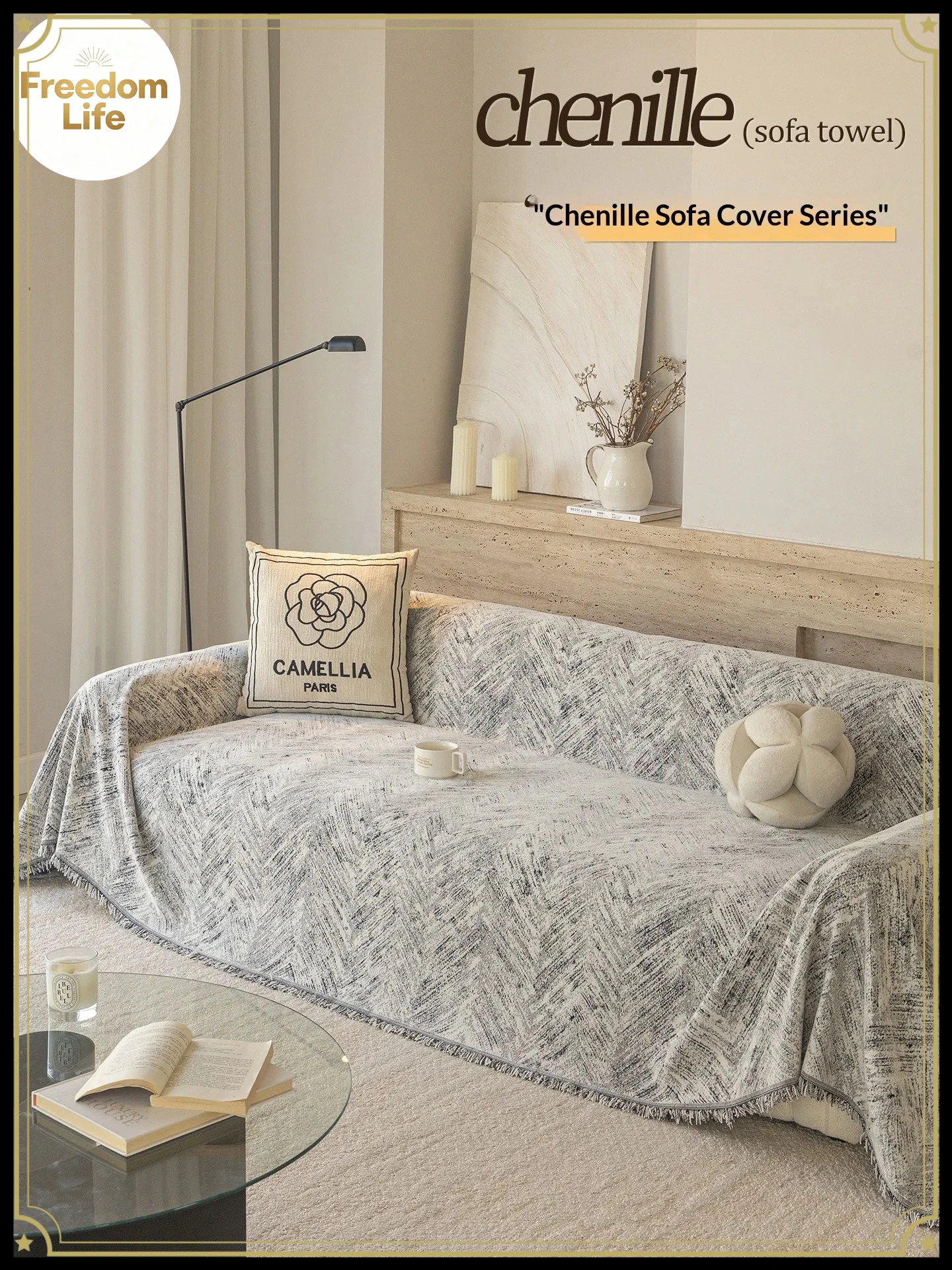 Home Sofa Covers Anti Slip Living Room Sofas Covers for L Shaped Prevent Cat Scratch Funda Sofa Chaise Lounge Chair Cover Cubre