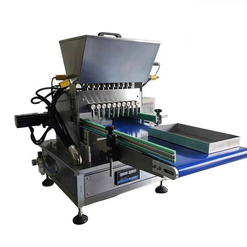 Desktop Fudge Soft Gummy Candy Chocolate Jelly Pouring Depositor Making Forming Machine Filling Depositor Production Line