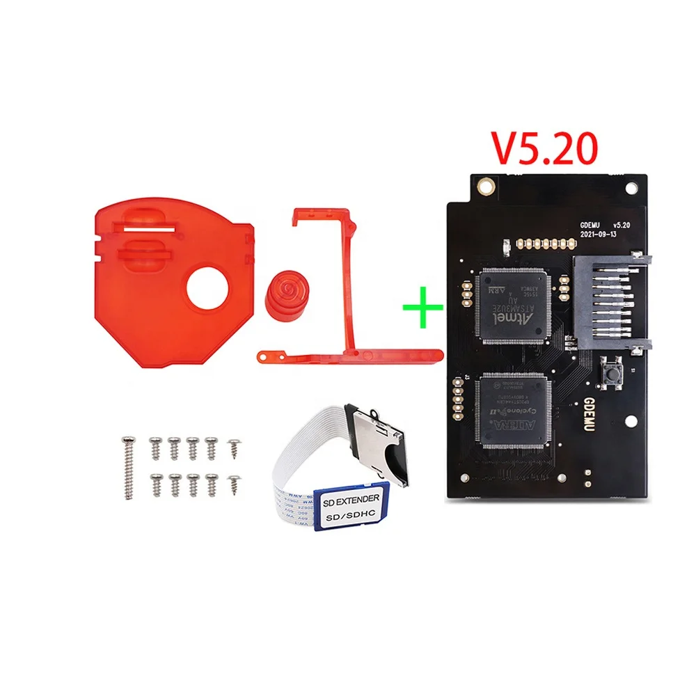 For GDEMU V5.20 Version Optical Drive Simulation Board for SEGA Dreamcast DC VA1 Console with SD extender