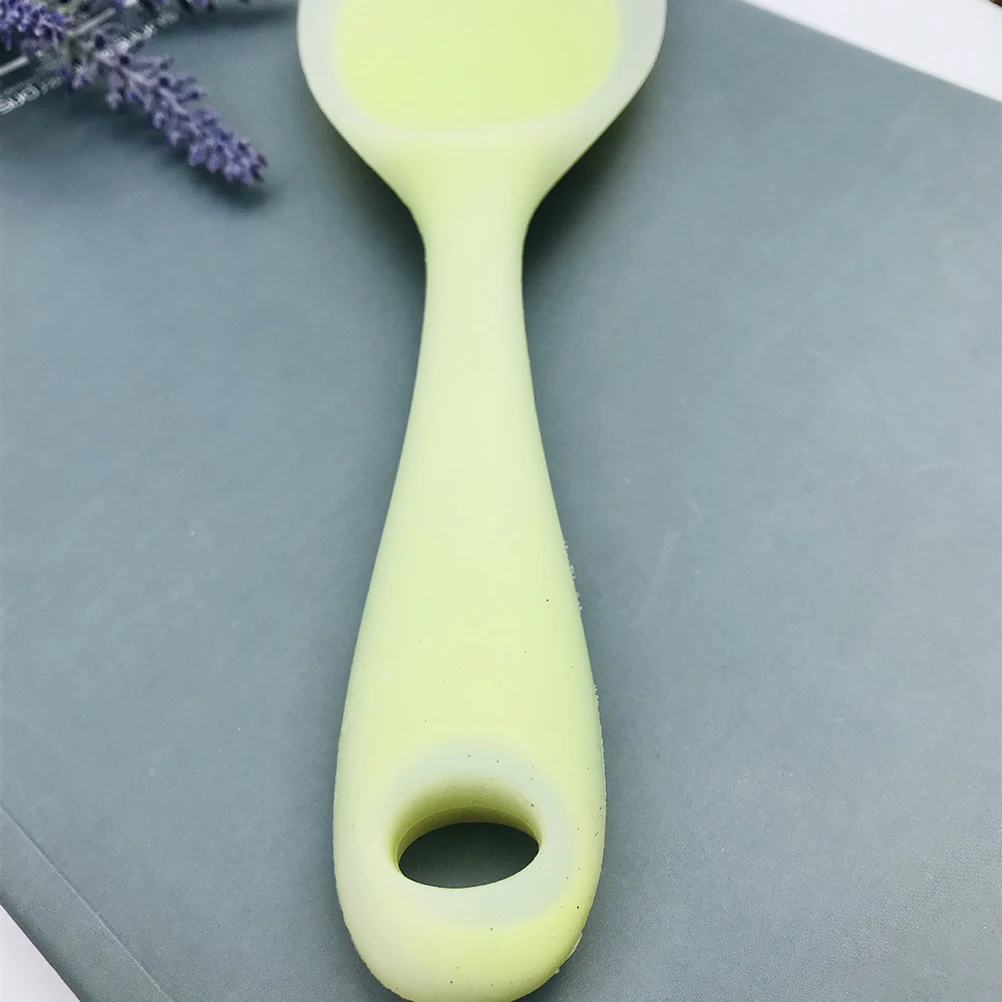 

2Pcs Silicone Rice Spoon Non stick Serving Scoop Kitchen Utensil Creative Tableware Lightweight Sturdy
