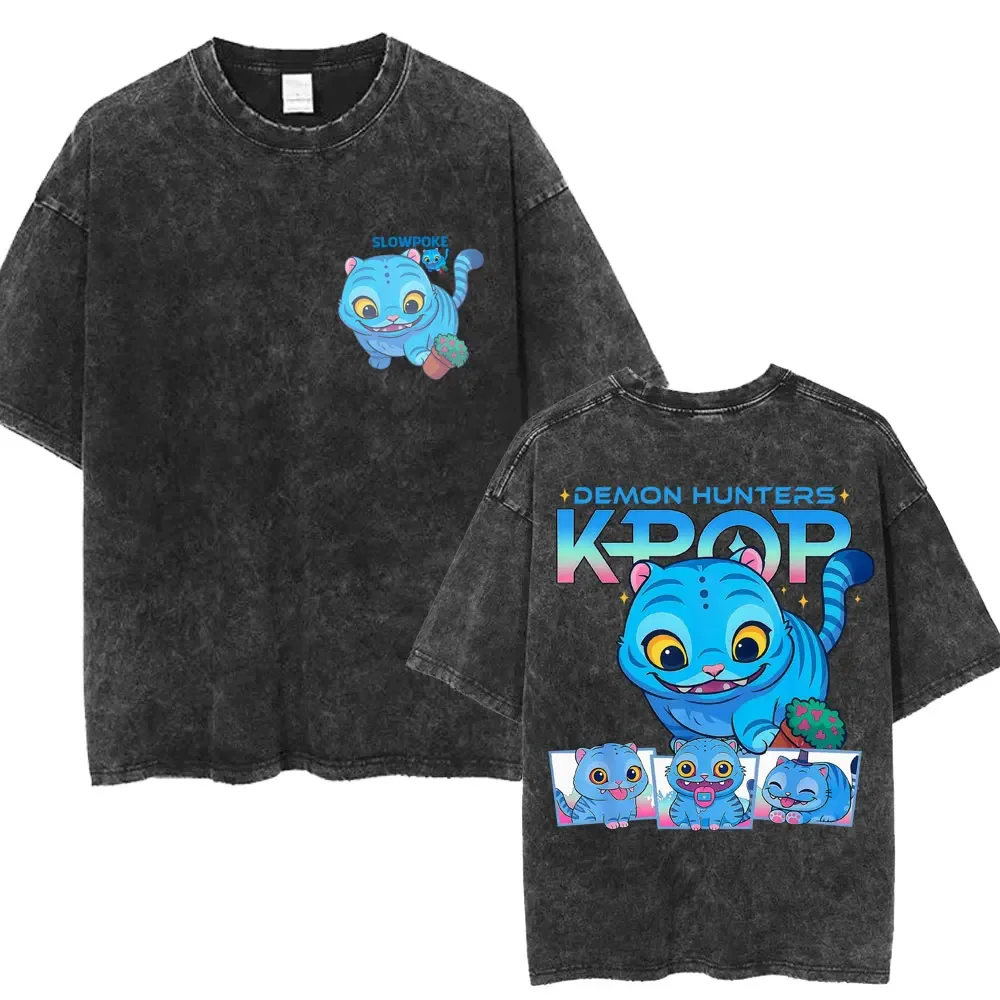 

Kpop Demon Hunters Men's T-shirts for Men Vintage Clothing Graphic Y2k Gym Funny Meme Cotton Oversized New T-shirt Designer Man