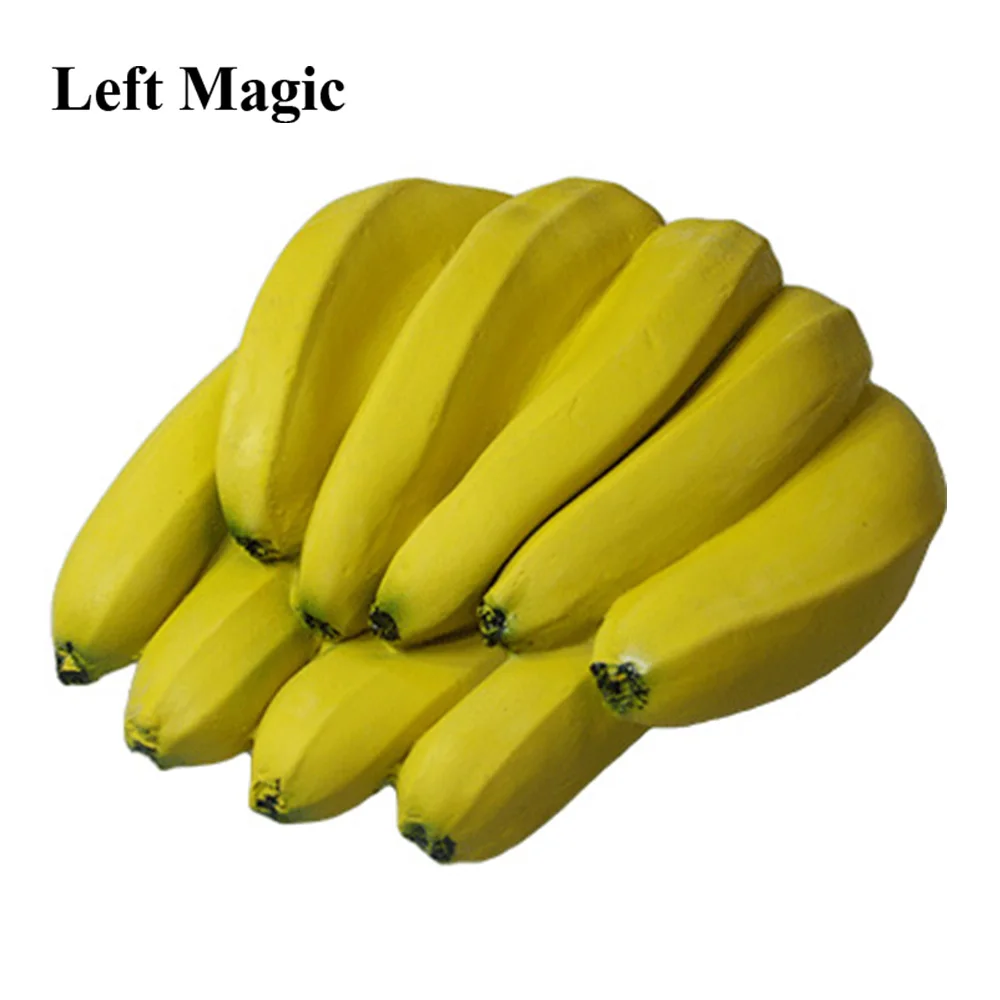 

A Rubber Simulation Banana (9 Pieces) Banana Magic Trick Magician Stage Illusions Gimmick Props Accessories Fun Appearing Magica