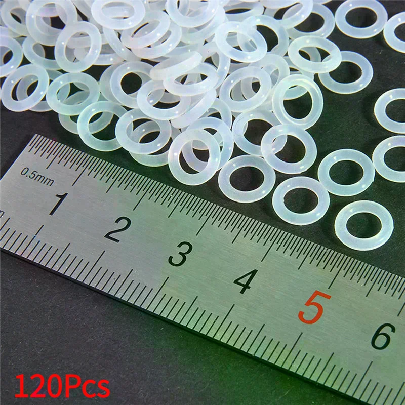 Silicone Rubber O-Ring Switch Dampeners White For Cherry MX Keyboard 120Pcs