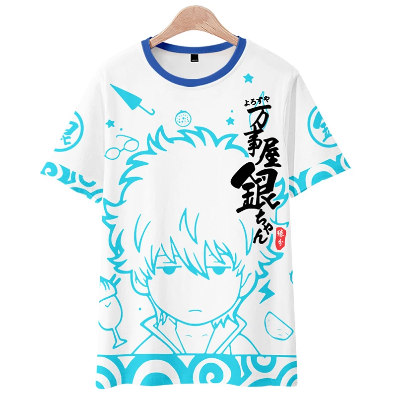 

2026 Yinhun Impression Short Sleeve T-shirt Sakata Yinshi Elizabeth anime Anime Clothes Around People Spring and Summer