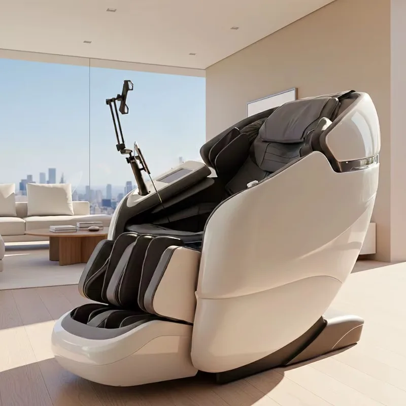 3 Year Warranty Dual Core 4D SL Track Zero Gravity Full Body Massage Chair Home 8D Thai Stretch Electric Leg Lift Massage Sofa