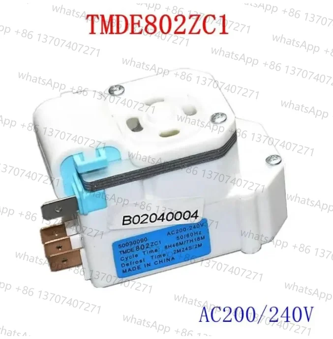Temporizador de descongelación universal Sankyo AC 200-240V TMDE802ZC1 3018100310 H.J Daewoo para refrigerador, aplicable a todos los refrigeradores de 220V Suku Cadang Kulkas