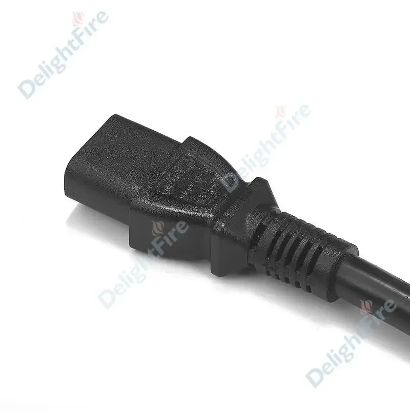 USA-Stromkabel 3-polig IEC320 C13-Stecker 3x18AWG 1,5M AC Typ-B Stromkabel für Drucker, TV, PC, Computer, Monitor, Router – Detail 6