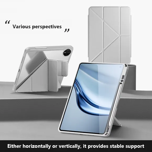 

Прозрачный акриловый складной Y-образный кожаный чехол-книжка для Huawei MatePad Mini 8,8 дюйма 2025 11,5 PaperMatte 11,5 S SE 11 Air 11,5 S 11