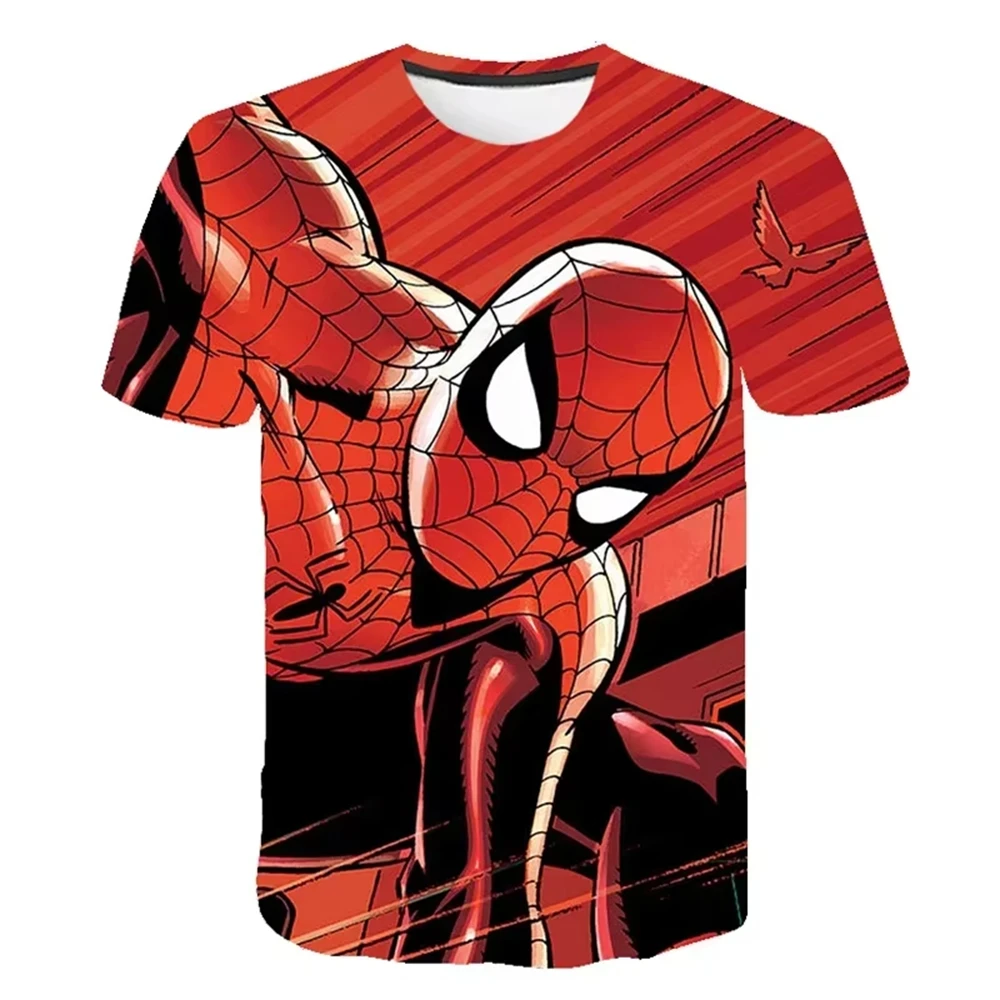 Kids Summer T shirt Disney Marvel The Avengers Iron Man 3D Print T-Shirt Boy Girl Short Sleeve Tee Tops Cartoon Children T Shirt