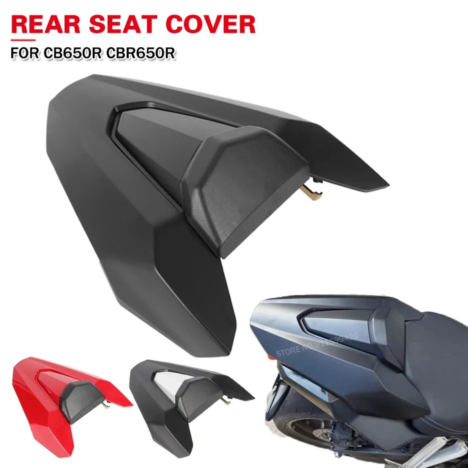 

Motorcycle Rear Seat Cover Tail Cover For Honda CB650R CBR CB 650R 2019-2022 Fairing Cowl Passenger Tail Back Cover Accessories