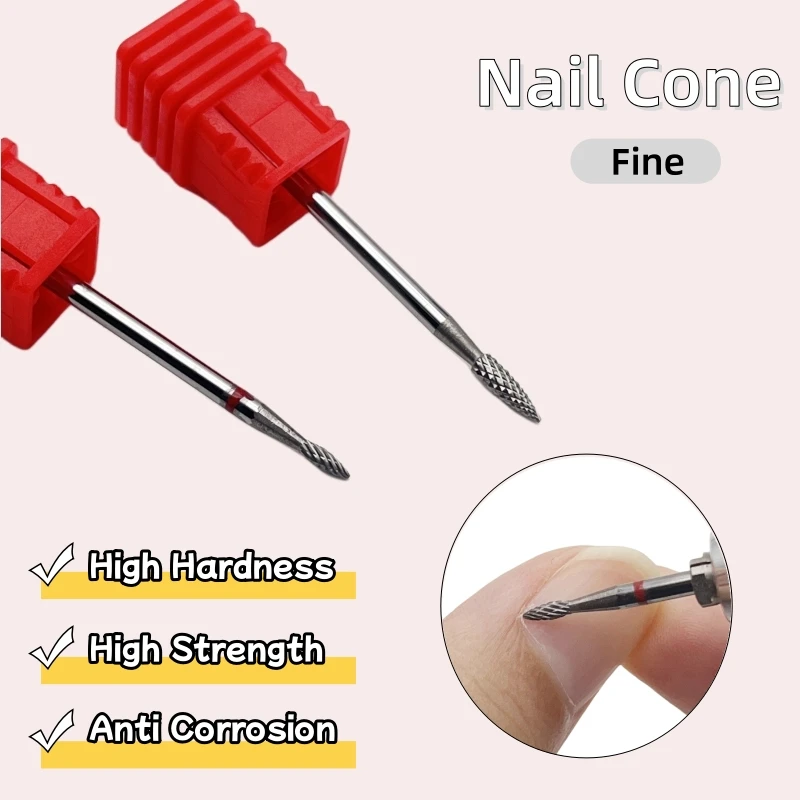 ดอกสว่านเล็บทังสเตนคาร์ไบด์ 1 ชิ้น สำหรับทำเล็บ ขัดขอบเล็บ กำจัดหนังกำพร้า เครื่องมือทำเล็บ