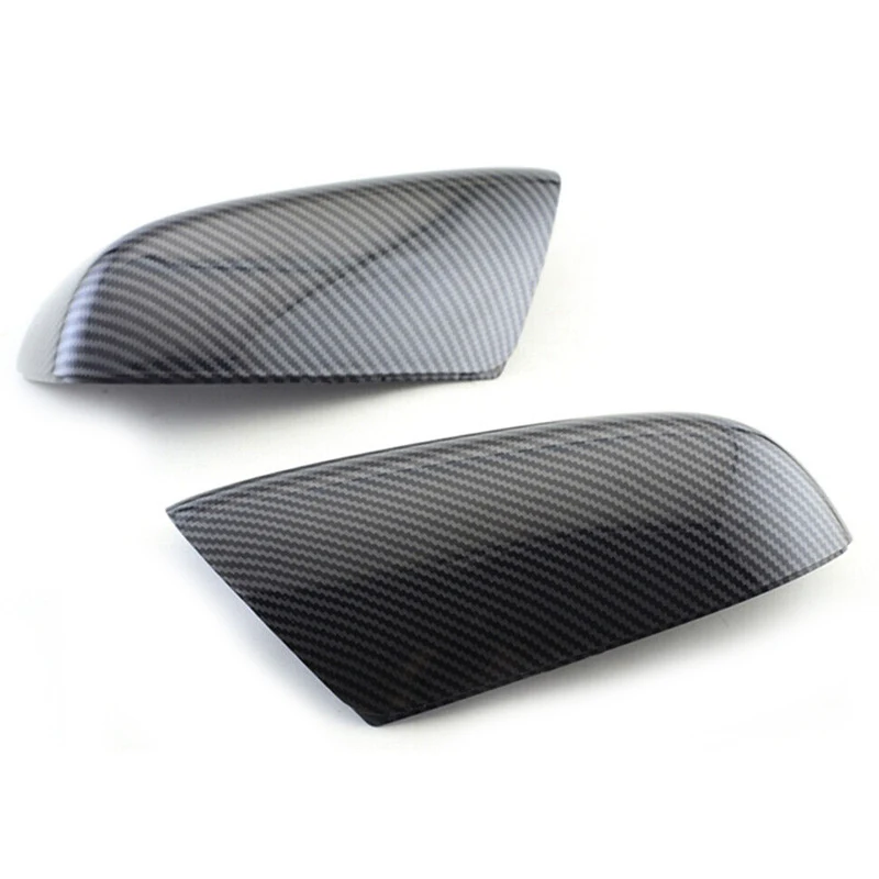 1 Pair Car Side Rear View Mirror Cover Cap ABS Fit for Honda Accord 2003 2004 2005 2006 2007 Carbon Fiber Style