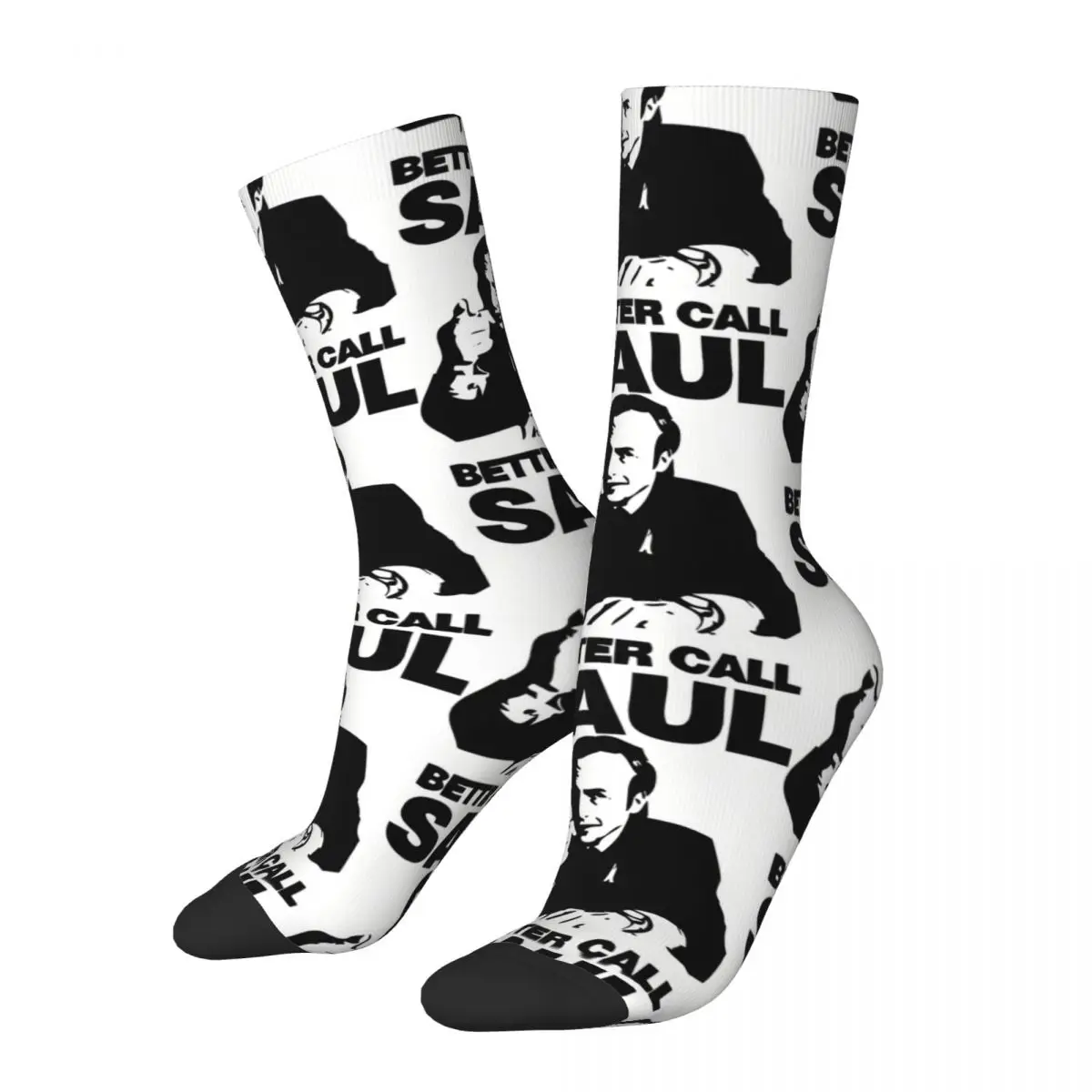 

Movie Breaking Bad BETTER CALL SAUL Men Women Socks Windproof Novelty Spring Summer Autumn Winter Stockings Gift