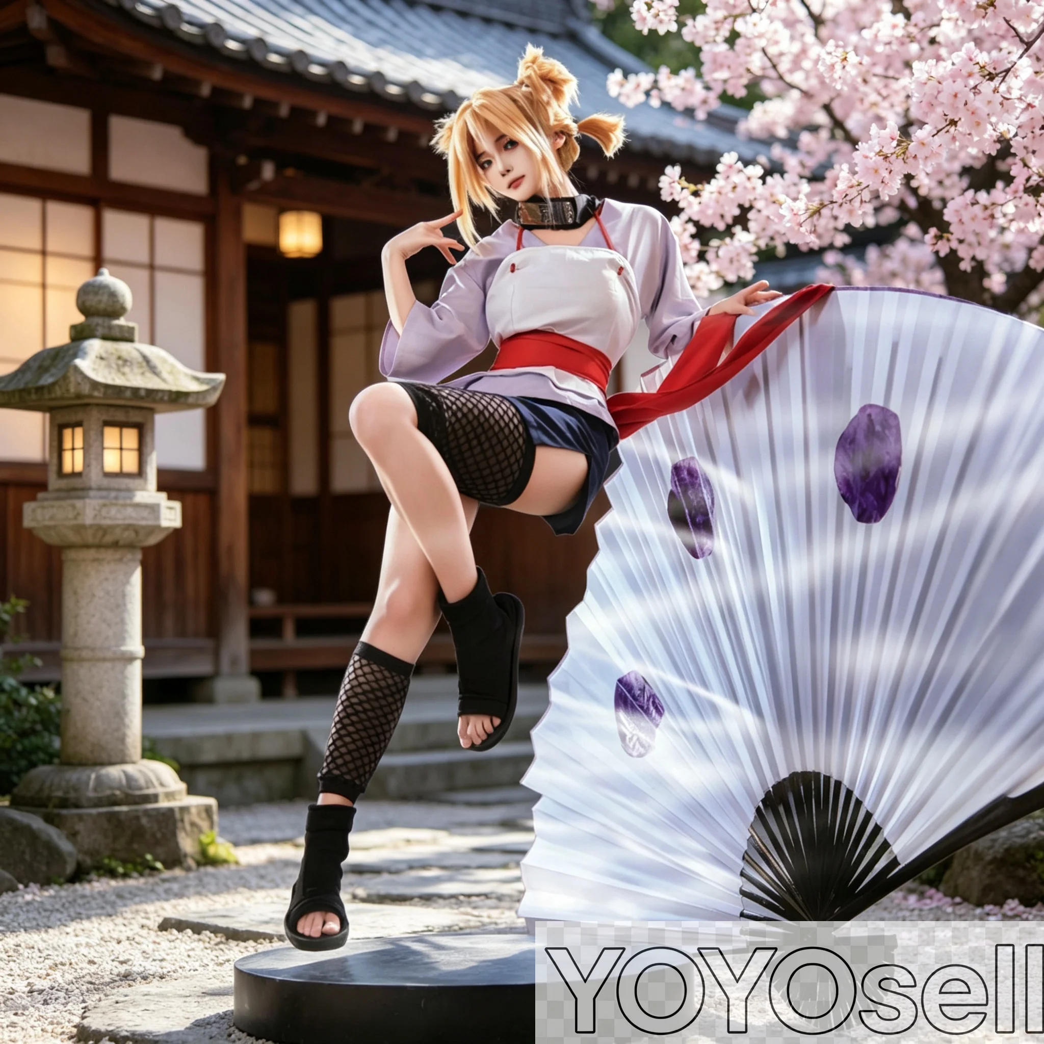 Kostum Cosplay Temari Pakaian  - Anime Cosplay Ninja ulasan dan harga