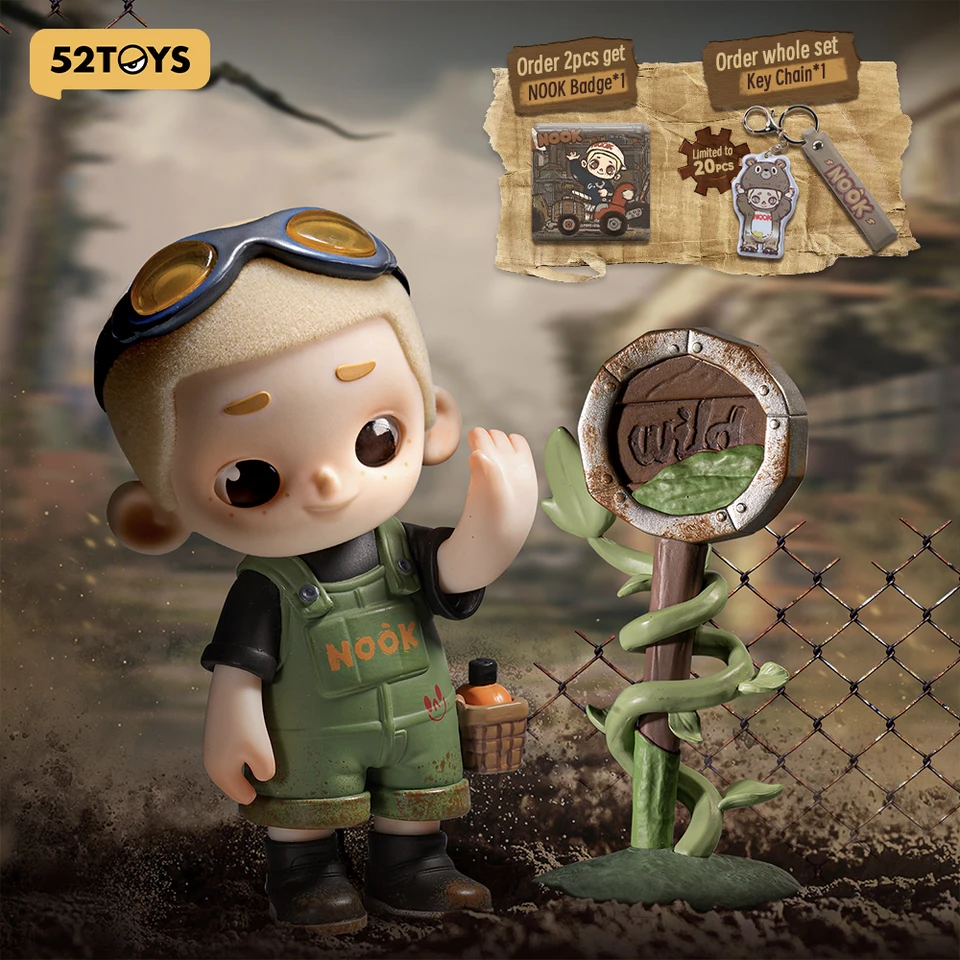 52TOYS Mystery Box Nook Wasteland Park, Blind Box, boy cute random