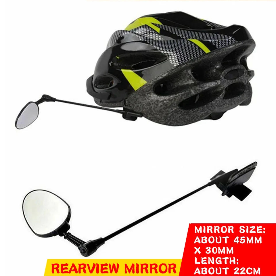 Univesal Pro Helmet Bicycle Mirror Adjustable Bike MTB Road Bicycle Cycling Rear View Mirror Cycling Accessories