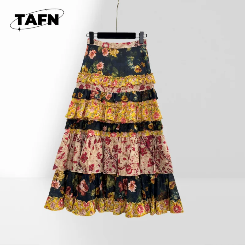 Wygodna, codzienna spódnica maxi z elastycznym pasem – na relaksowane dni Modna spódnica ze sztucznej skóry – modna i trwała AF2647