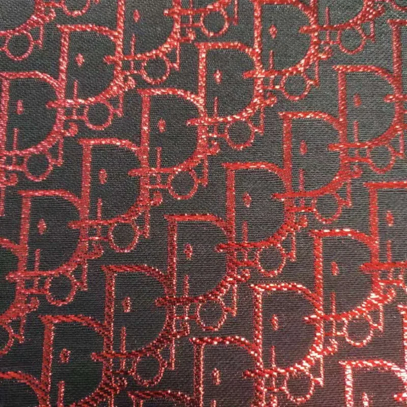 

Прецизионная тканая жаккардовая ткань с буквой D, сделай сам, высокоточные материалы для обуви, сумки, ткани для багажа 100x145 см