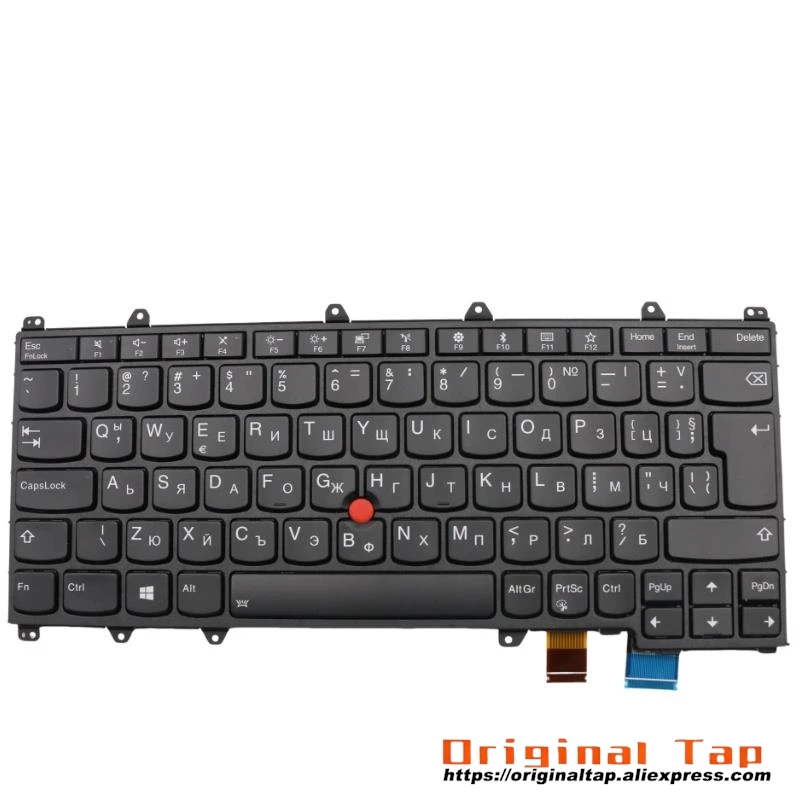 BG Bulgaria Backlit Keyboard for Lenovo Thinkpad X380 Yoga 370 01EN393 01AV682 01HW582 01HW622