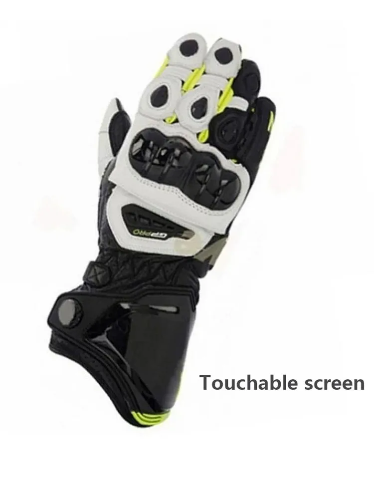 Nouveaux gants d'équitation de Moto pour hommes gants en cuir alpin Moto M1 course doigt complet gants de course Pro