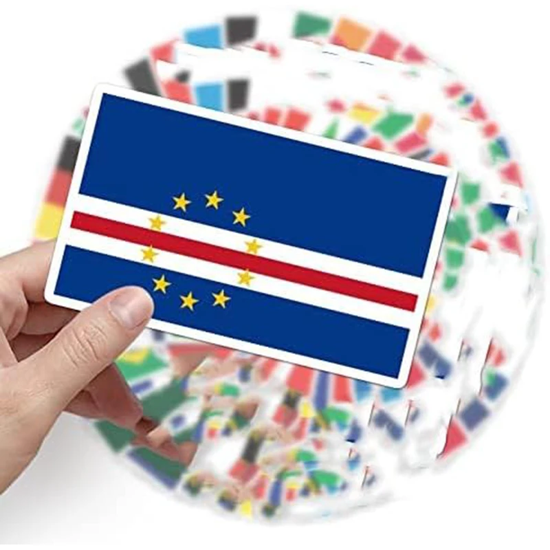 105 ورقة/مجموعة ملصقات سلسلة العلم الوطني ألعاب كرتونية حقيبة كمبيوتر محمول جيتار سكيت ملصقات تزيين شخصية TMZ #4