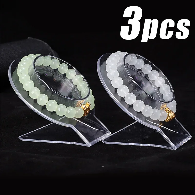 

Acrylic Jewelry Bracelet Display Holder Bangle Storage Organizer Case Rack Clear Single Watch Necklace Showing Stand Shelf Tool