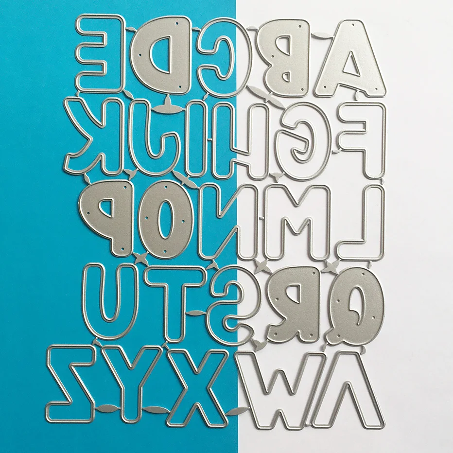 

26 Capitalized Alphabet Scrapbooking Cutting Dies Yiwu stock clearance DIY Paper gift Card Making metal craft Album