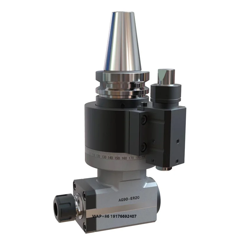 DLITOOL Machining Center Accessory 90 Degree Right Angle Side Milling Head Gantry Machine Tool 15kg China