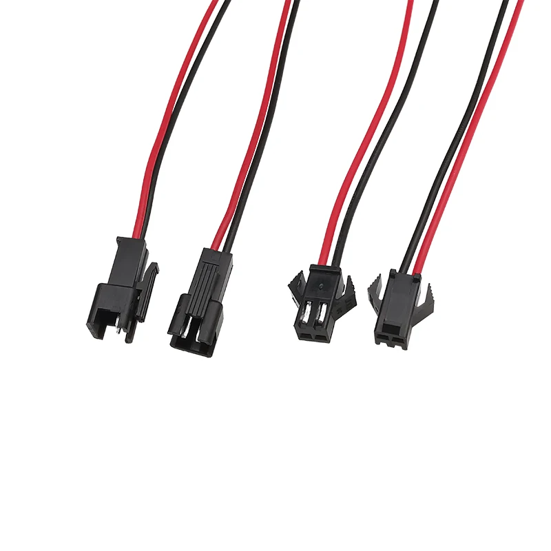 JST SM LED Cabo de Extensão Fio Conector, Passo macho e fêmea Plug, Strip DIY Light, 2 Pin, 3 Pin, 4 Pin, 5 Pin, 6 Pin, 10 cm, 15 cm, 20cm, 5 pares