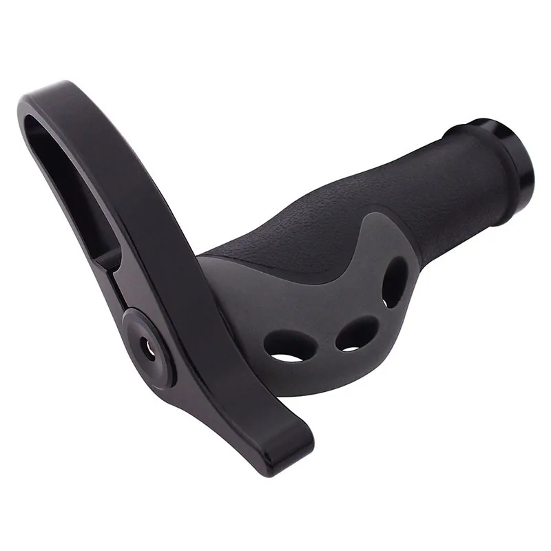 

Comfortable Bike Handlebar Grips Kit Aluminum Alloy TPR Rubber Bicycle Grips Ergonomic Bar Ends Thumb Rest Bicycle Accessories