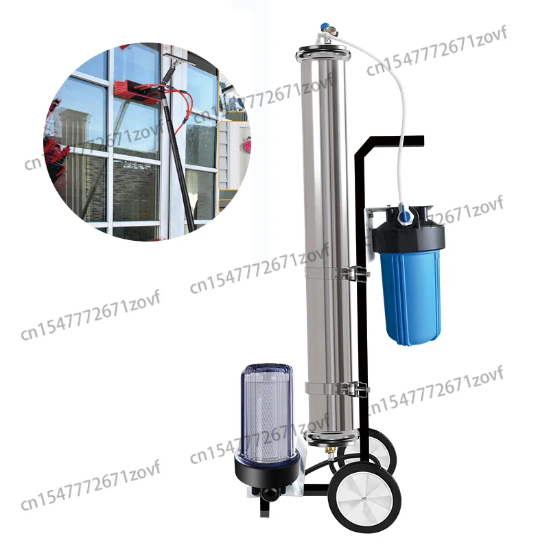 Portable RO DI Water Filter System Window Cleaning DI Deionized Spotless Water System For Washing Window Cleaning