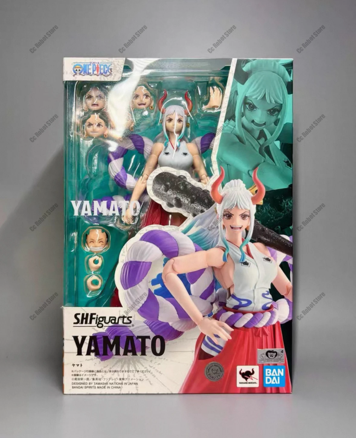 100% Asli Tersedia Stok Original Bandai S.H.Figuarts Shf One Piece Yamato Anime Action Figure Koleksi Model Mainan