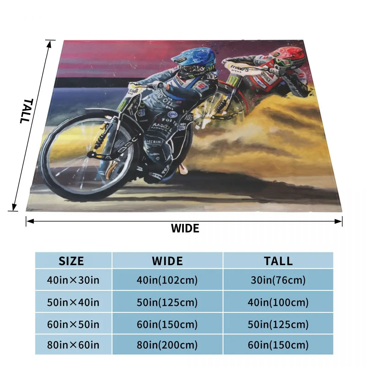 Speedway Tai Woffinden Throw Blanket sofa bed manga Travel Blankets