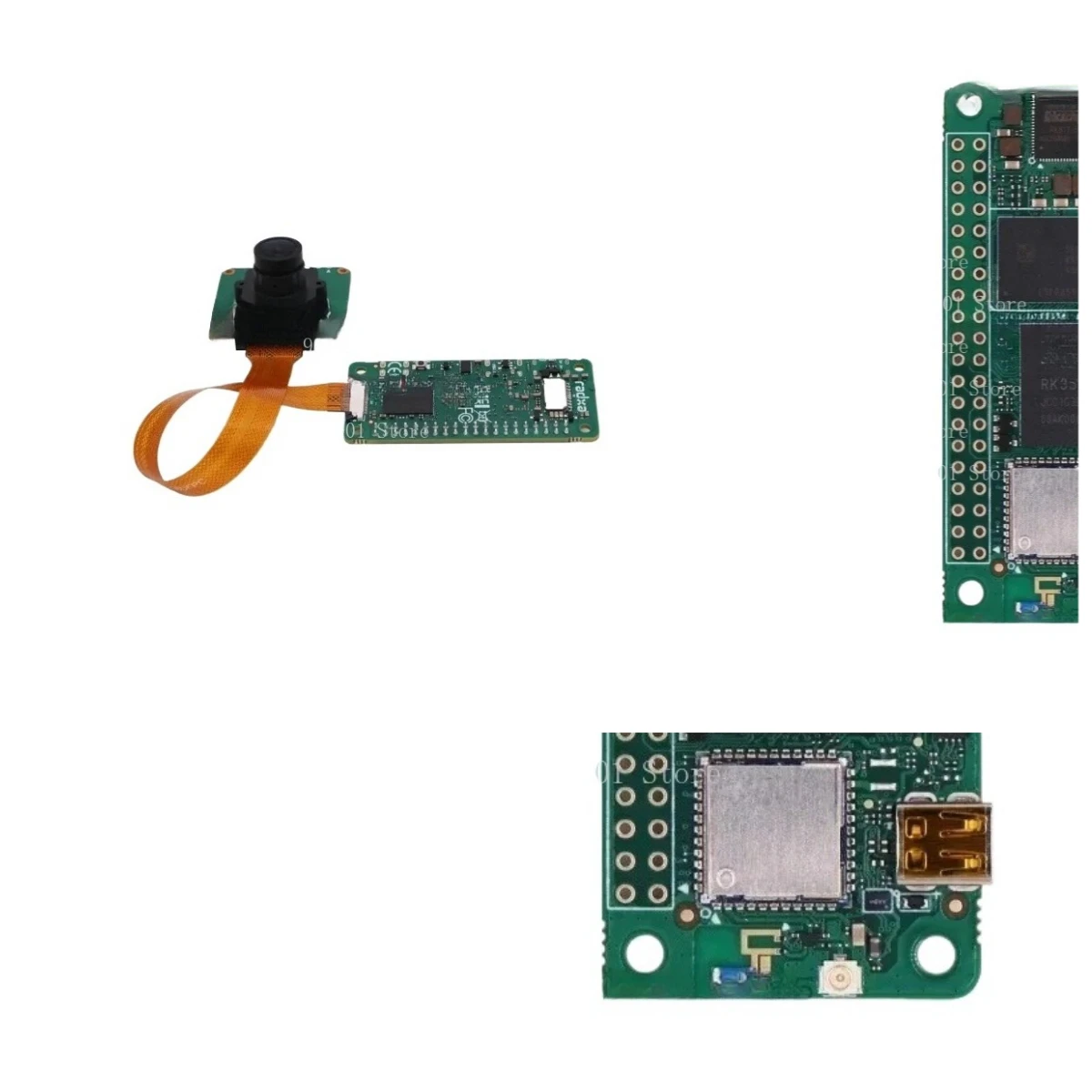3W Development Board, RK3566 Quad Core CPU Single Board Motherboard, WiFi6 Supported
