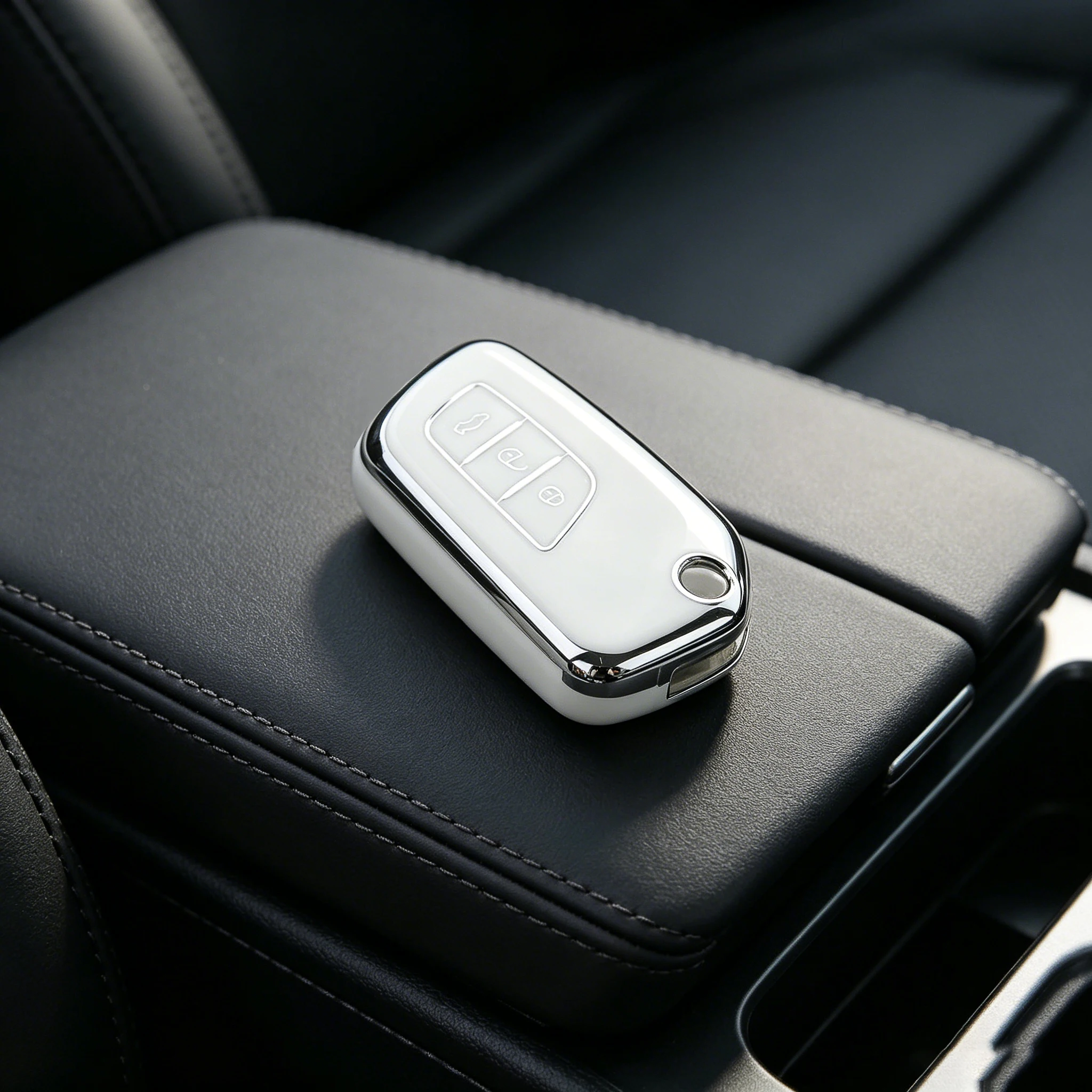 soft TPU Key Caps Car Keychain Holder For Baic Senova X25 X35 X55 X65 D50 for Changhe Q25 Q35 A6 wallet fob Key Cover Case