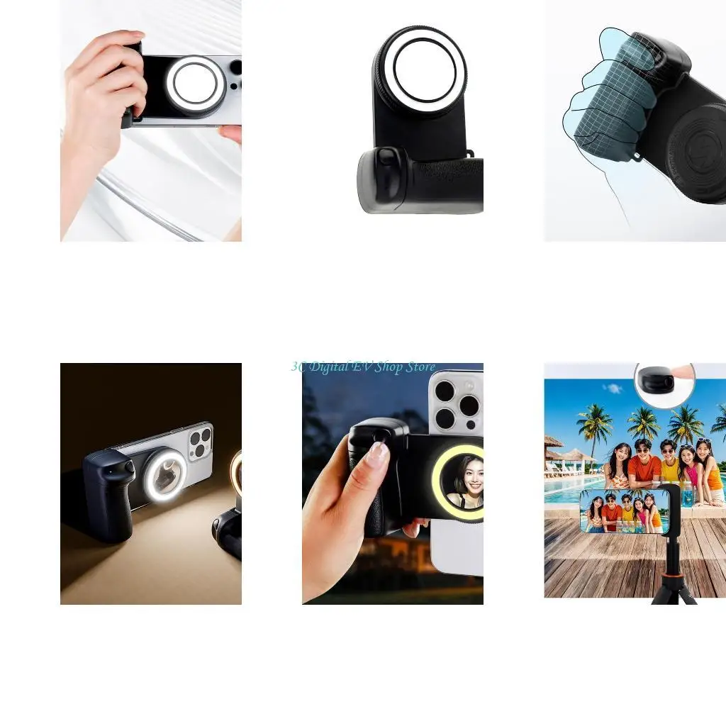 

E74D Магнитная ручка для камеры Bluetooth-совместимый кронштейн Ручка для телефона Держатель для фотографий