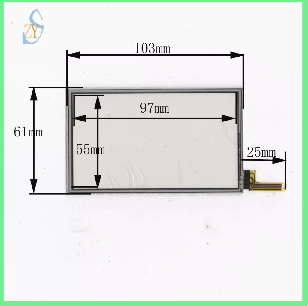 for ET050  Commonly used direct insertion industrial control touch handwriting external screen glass, non original physical item