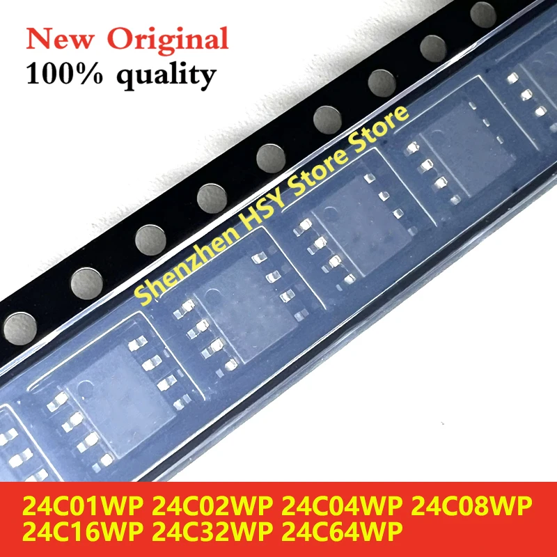 (10piece) New 24C01WP 24C02WP 24C04WP 24C08WP 24C16WP 24C32WP 24C64WP M24C01 M24C02 M24C04 M24C08 M24C16 M24C32 M24C64 -WMN6TP