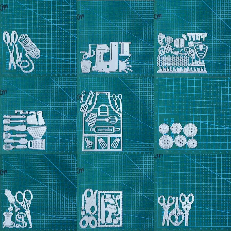Scissors tool Kitchen supplies metal cutting dies Scrapbooking paper craft knife mould blade punch template Embossing stencils